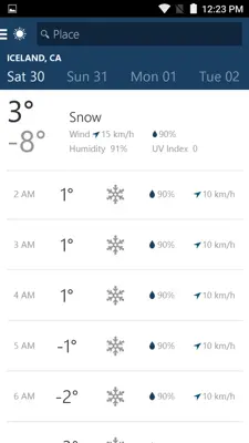 MSN Weather - Forecast and Maps android App screenshot 0